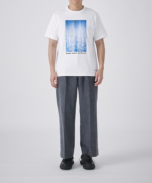 「PUBLIC TOKYO」 半袖Tシャツ 1 ホワイト メンズ_画像7