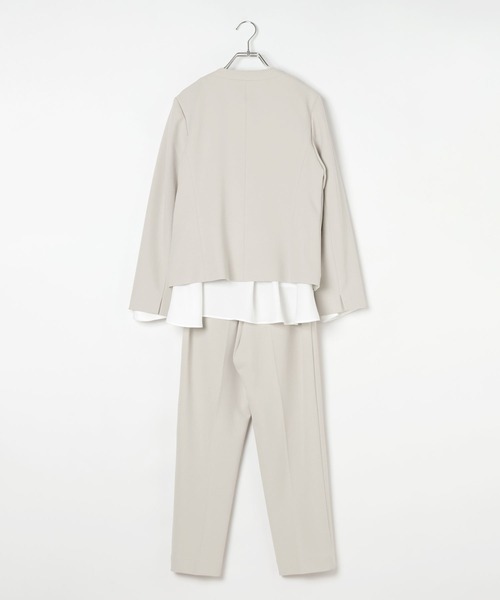 グローバルワーク スゴラクストレッチ 3点セット ネイビー Sサイズ&amp;アクセ2点 楽天市場】【SALE／40%OFF】スゴラクストレッチVネックジャケット3点