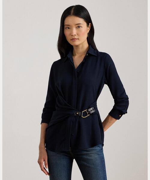 ラルフローレン綺麗めジョーゼット素材ブラウス LAUREN RALPH LAUREN（ローレン ラルフローレン） ブラウス シャツ
