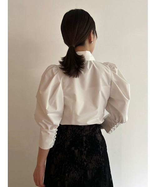 「SNIDEL」 7分袖ブラウス ONE SIZE ブルー レディース_画像9
