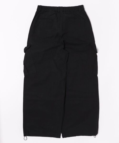 XU CHIKASHITSU PLUS+新品限定品 ブラック カーゴパンツ 大阪店WEB限定【Chikashitsu +】washed sweat cargo pants (2color