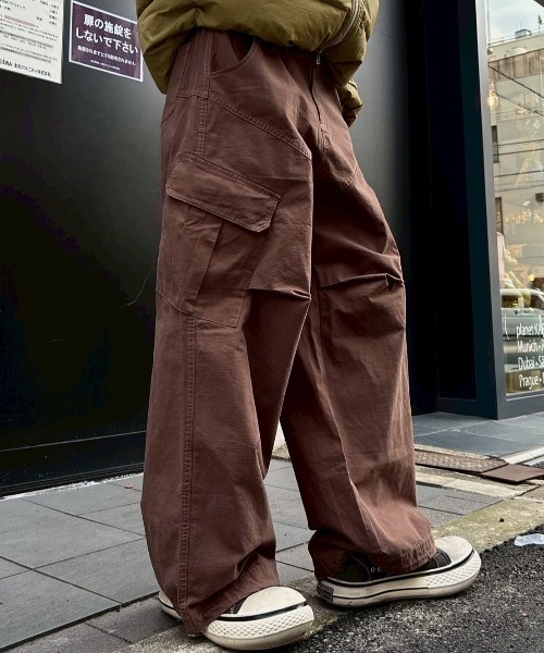 パンツ BELAFOTE/RT CANVAS CINCHBACK TROUSERS BELAFOTE/RT CANVAS CINCHBACK TROUSERS AGED BLACK - FeelFORCE