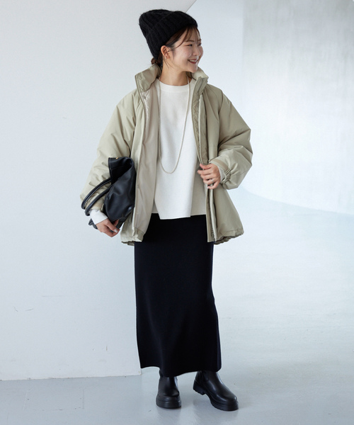 SLOBE IENA（スローブイエナ） ニットスカート 38 ブラック レディース