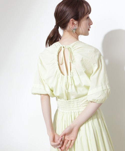 「JILL STUART」 半袖ブラウス MEDIUM ピンク レディース_画像2