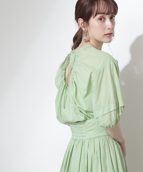 「JILL STUART」 半袖ブラウス MEDIUM ピンク レディース_画像3