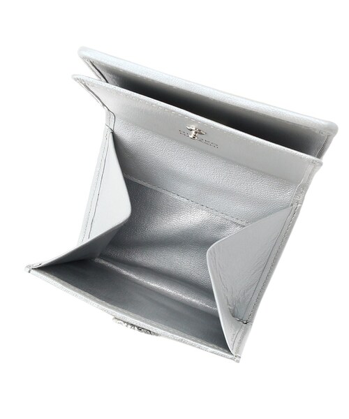 「HIROKO HAYASHI」 財布 00 シルバー レディース_画像7