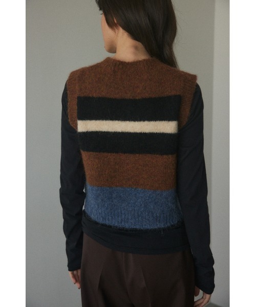 「BLACK BY MOUSSY」 ベスト FREE イエロー系その他 レディース_画像4