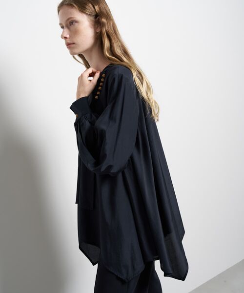 LANVIN en Bleu ブラウス シャツ トリアセローンフレアブラウス 