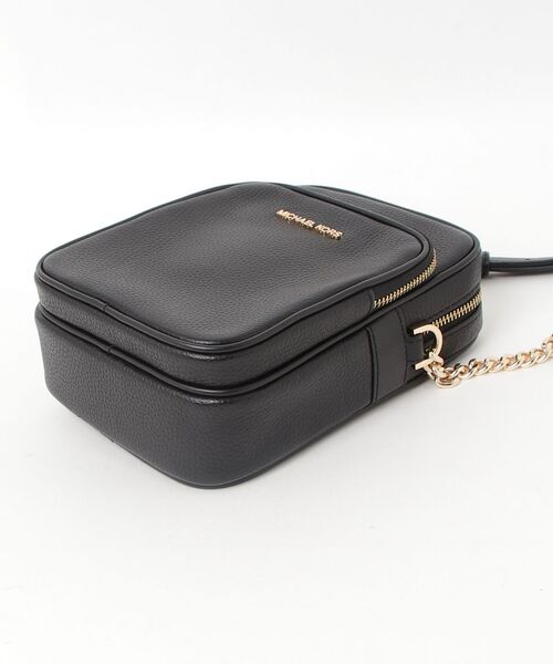 MICHAEL KORS」 ストライプ柄ショルダーバッグ - ブラック レディース