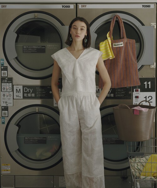 「Firsthand」 イージーパンツ S ブラック レディース_画像3