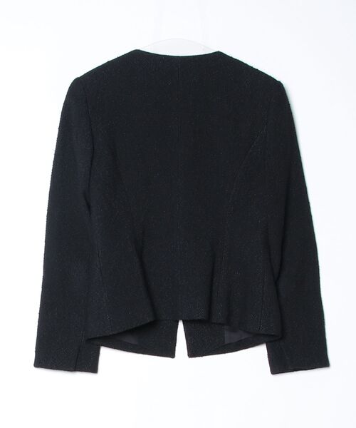 EPOCA（エポカ） ノーカラージャケット 40 ブラック レディース