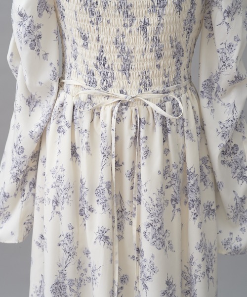 「one after another NICE CLAUP」 長袖ワンピース FREE オレンジ レディース_画像5