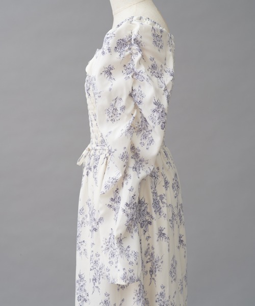 「one after another NICE CLAUP」 長袖ワンピース FREE オレンジ レディース_画像9