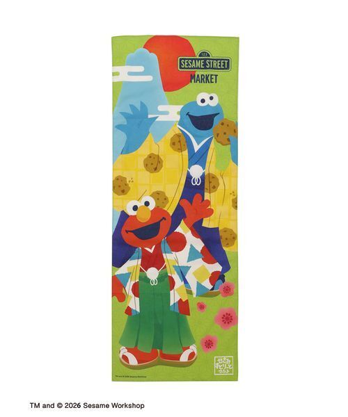 SESAME STREET（セサミストリート） ハンカチ 「NIPPON」手ぬぐい
