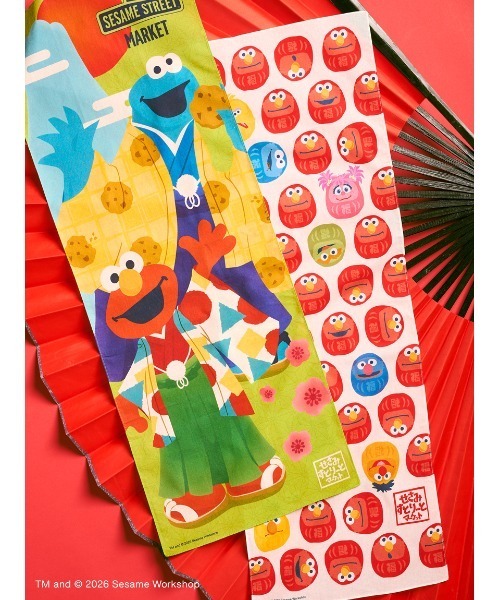 SESAME STREET（セサミストリート） ハンカチ 「NIPPON」手ぬぐい
