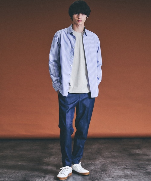 「ABAHOUSE」 パンツ 50 ホワイト メンズ_画像6