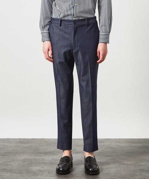 「ABAHOUSE」 パンツ 50 ホワイト メンズ_画像7