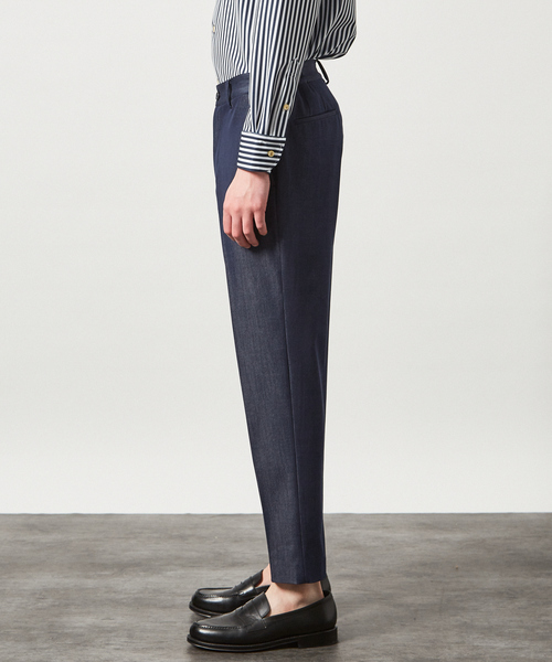 「ABAHOUSE」 パンツ 50 ホワイト メンズ_画像8