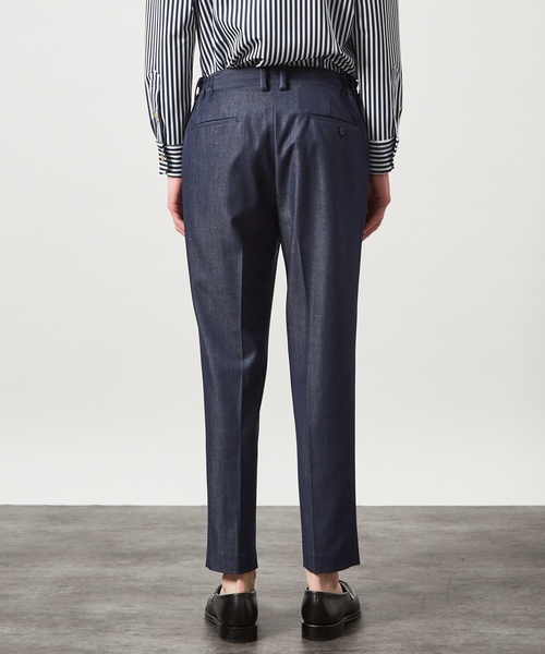 「ABAHOUSE」 パンツ 50 ホワイト メンズ_画像9