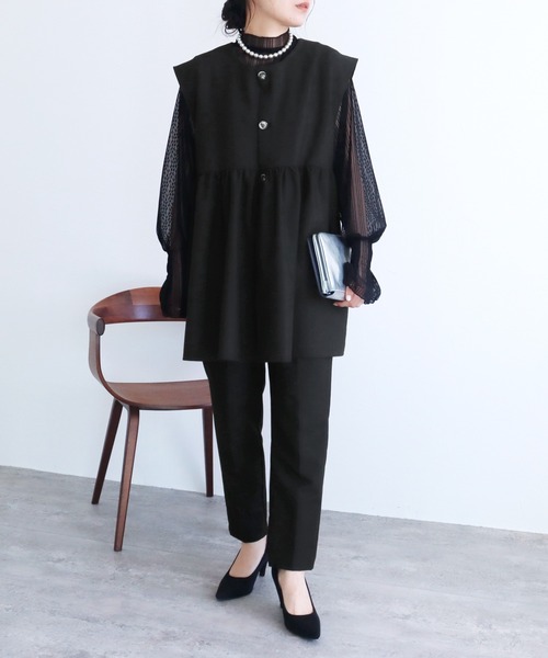 「reca」 セットアップ S ブラック レディース_画像8