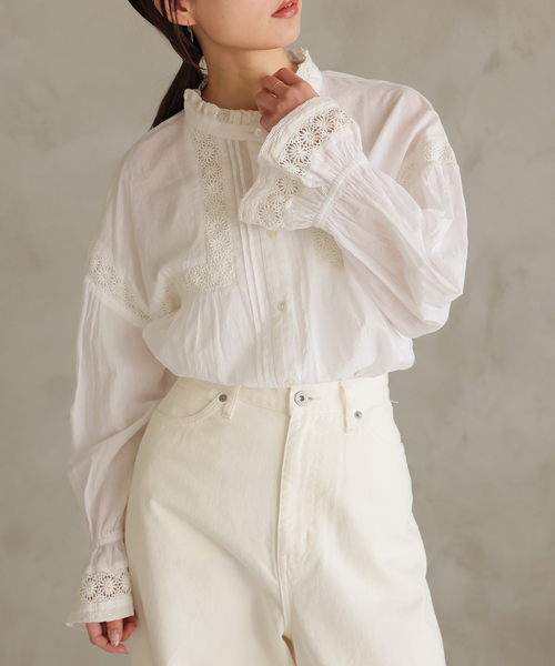 美品✳︎クリーニング済み　イエナ　コットンフリルシャツブラウス 2026年最新】iena ストライプコットンフリルブラウスの人気アイテム