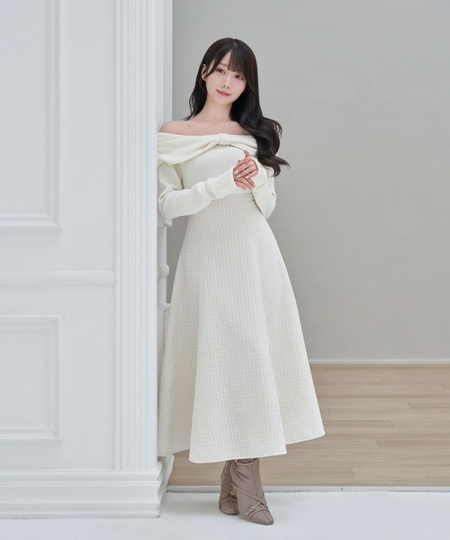 ロゼミューズ フロントリボン ドレス ワンピース Rose Muse（ロゼミューズ） ワンピース Front ribbon dress : ZOZOTOWN