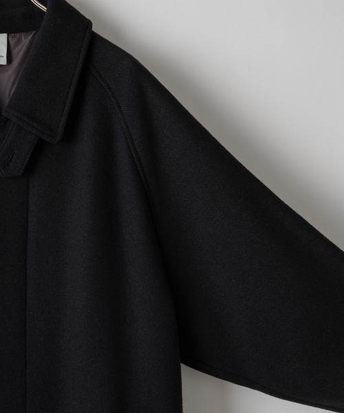 Casper John（キャスパージョン） ステンカラーコート MEDIUM ブラック