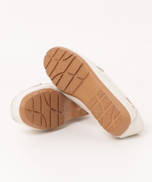 「HIMIKO」 モカシンシューズ 24.0cm ブラック レディース_画像3