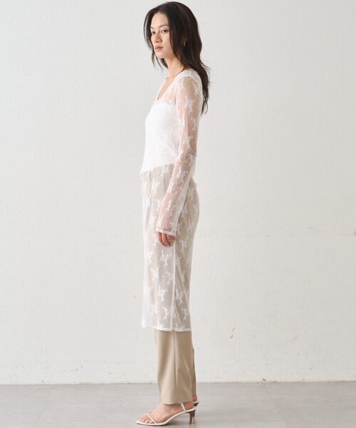 Loungedress（ラウンジドレス） チュニック カットレースチュニック