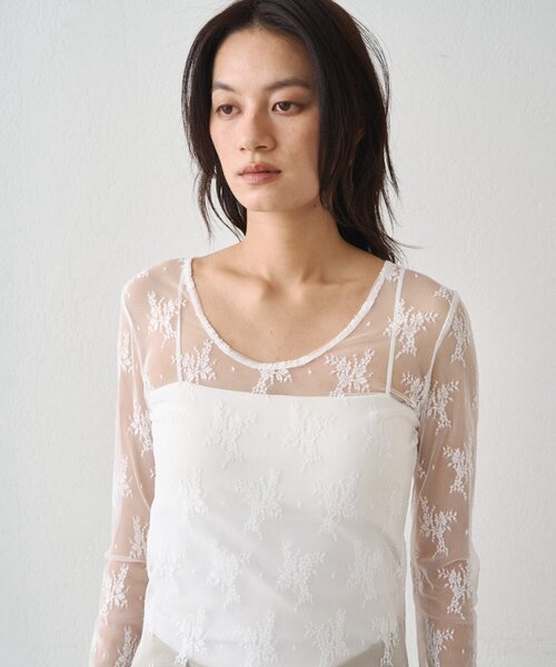 Loungedress（ラウンジドレス） チュニック カットレースチュニック 