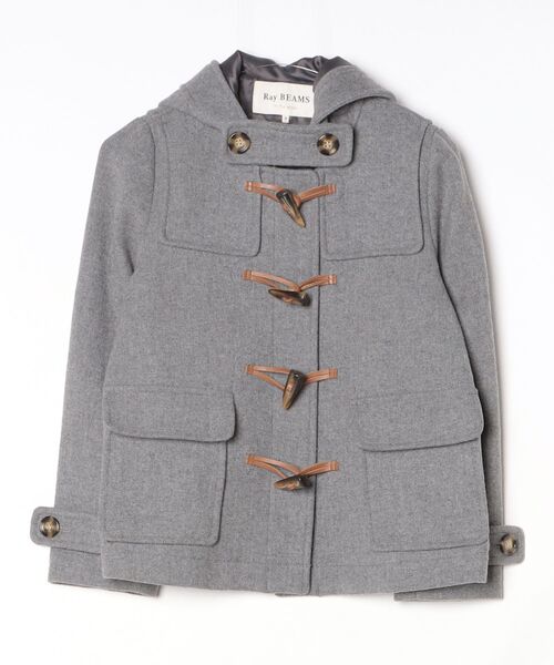 Ray BEAMS　ダッフルコート Ray BEAMS（レイ ビームス） ダッフルコート 0 グレー レディース