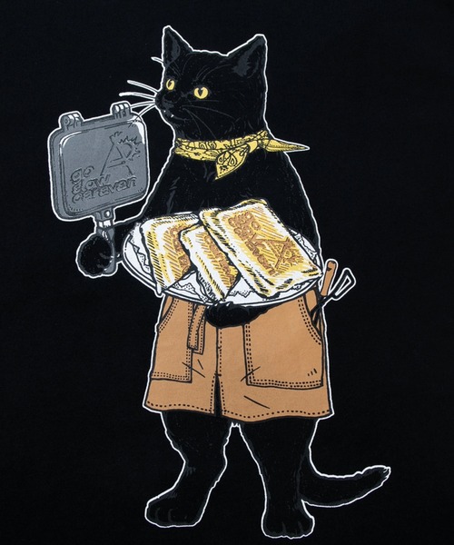 「go slow caravan」 長袖Tシャツ LARGE ブラック メンズ_画像4