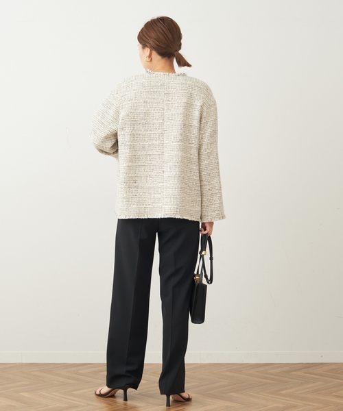 「journal standard L'essage」 スラックス 36 ブラック レディース_画像4