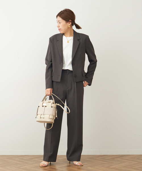 「journal standard L'essage」 スラックス 36 ブラック レディース_画像9