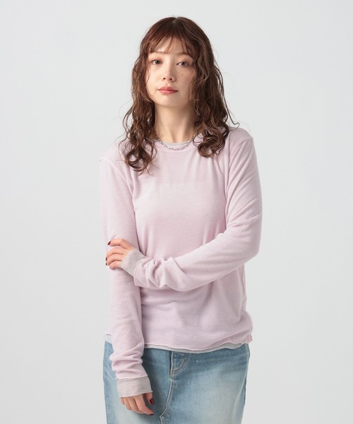 BAYFLOW（ベイフロー） tシャツ 「リバーシブル仕様」シアーレイヤード