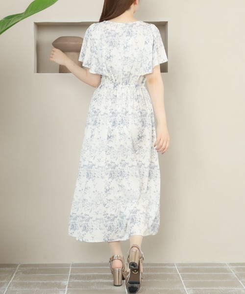 「ASTORIA ODIER」 半袖ワンピース MEDIUM グリーン レディース_画像3