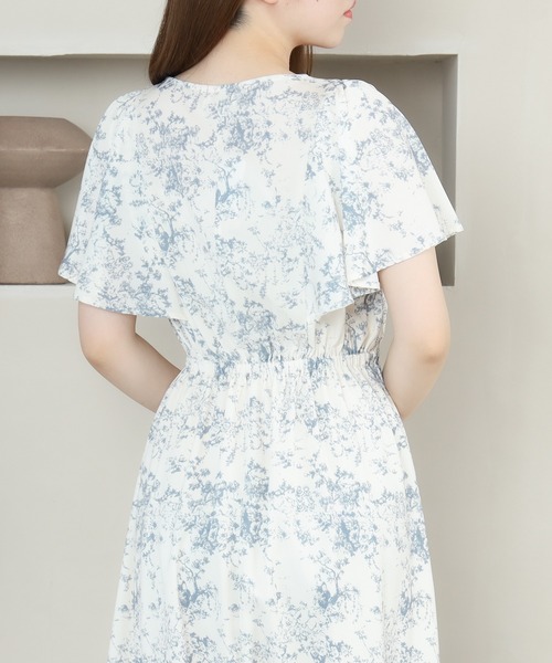 「ASTORIA ODIER」 半袖ワンピース MEDIUM グリーン レディース_画像6