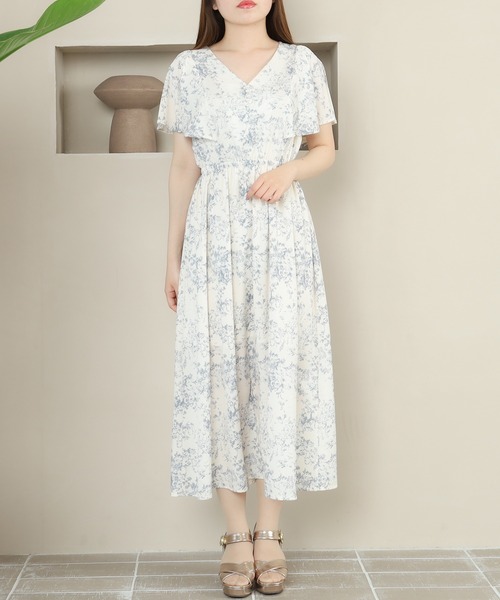「ASTORIA ODIER」 半袖ワンピース MEDIUM グリーン レディース_画像8