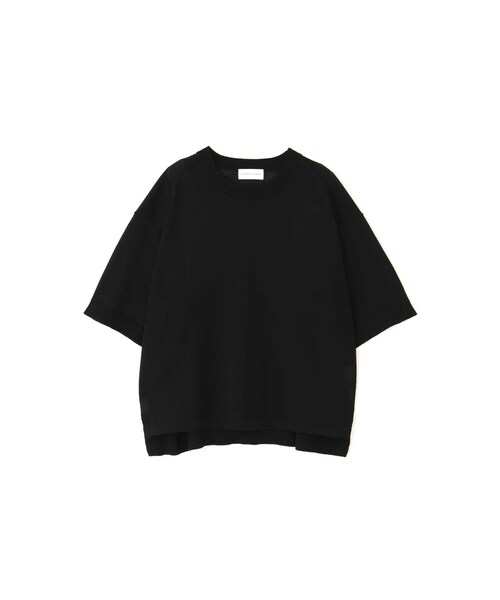 「human woman」 半袖ニット MEDIUM ブラック レディース_画像2