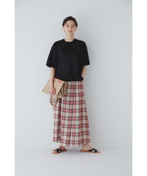 「human woman」 半袖ニット MEDIUM ブラック レディース_画像3