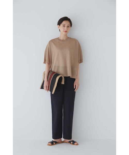 「human woman」 半袖ニット MEDIUM ブラック レディース_画像8