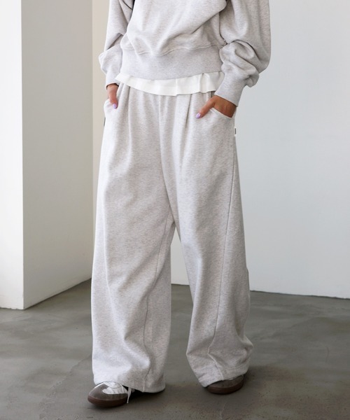 「ANME」 スウェットパンツ L ブラック レディース_画像3