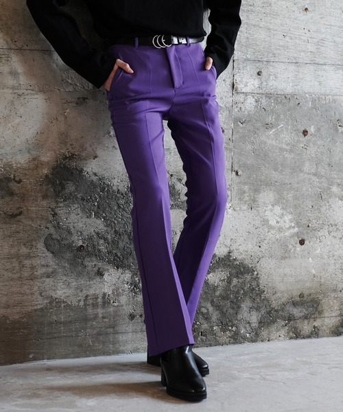 「G.O.C」 スラックス SMALL ホワイト メンズ_画像3