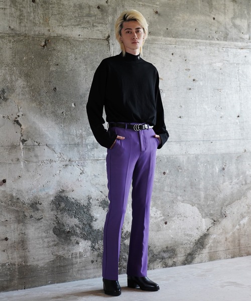 「G.O.C」 スラックス SMALL ホワイト メンズ_画像4