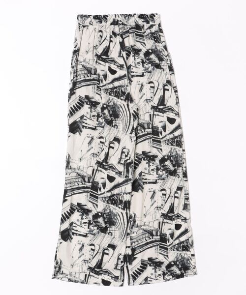 「DOLLUPOOPS」 イージーパンツ 38 アイボリー レディース_画像2