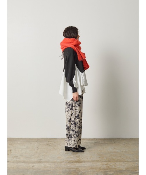 「DOLLUPOOPS」 イージーパンツ 38 アイボリー レディース_画像6