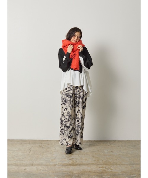 「DOLLUPOOPS」 イージーパンツ 38 アイボリー レディース_画像7