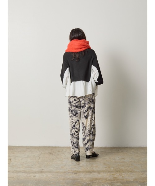 「DOLLUPOOPS」 イージーパンツ 38 アイボリー レディース_画像9