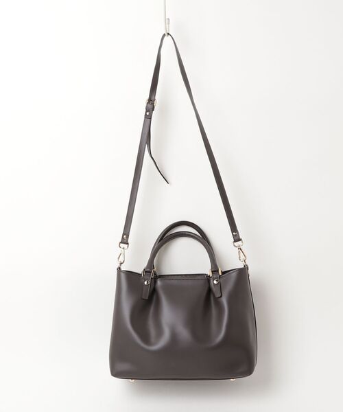 「GIANNI NOTARO」 2WAYバッグ FREE ダークブラウン レディース_画像2