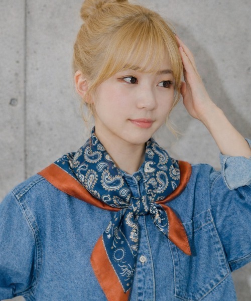 pyornim（ピョルニム） スカーフ バンダナ 「70×70」大判アソート